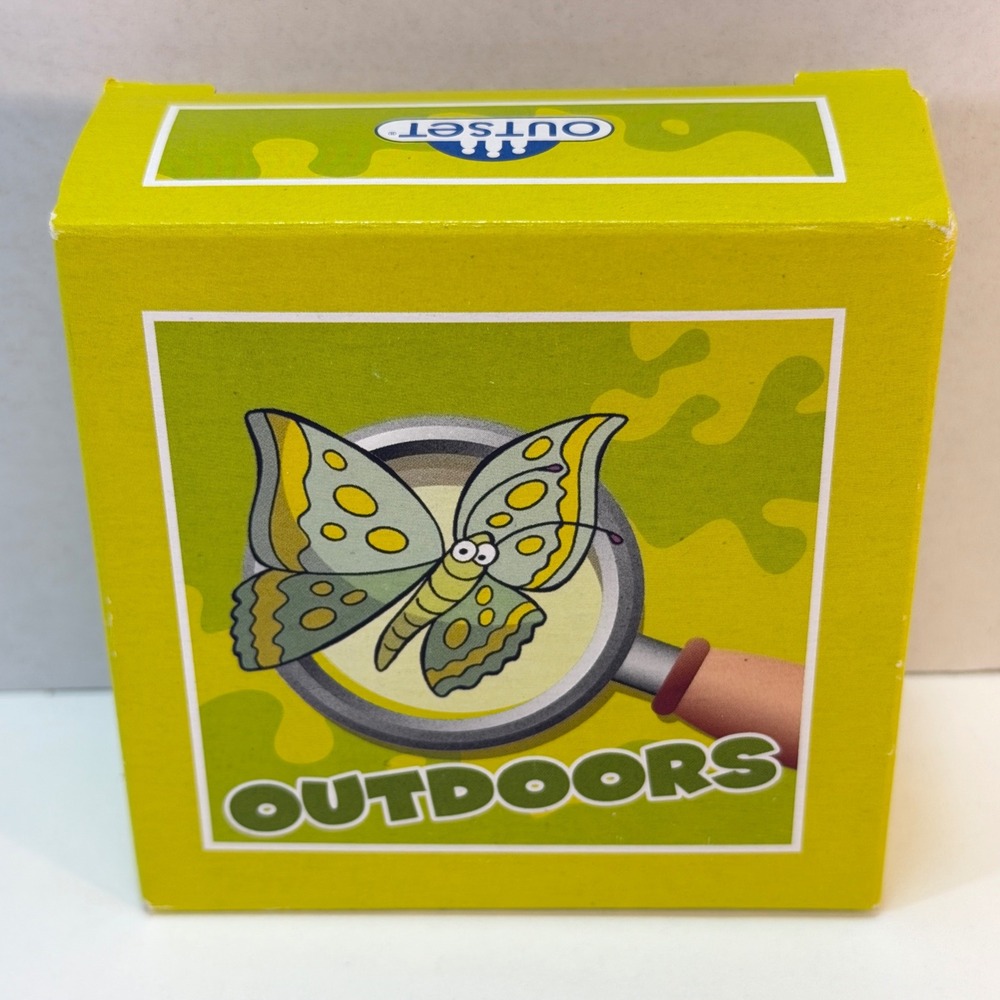 Outset Media Outdoors Card Game Kids Educational Nature Vocabulary School New